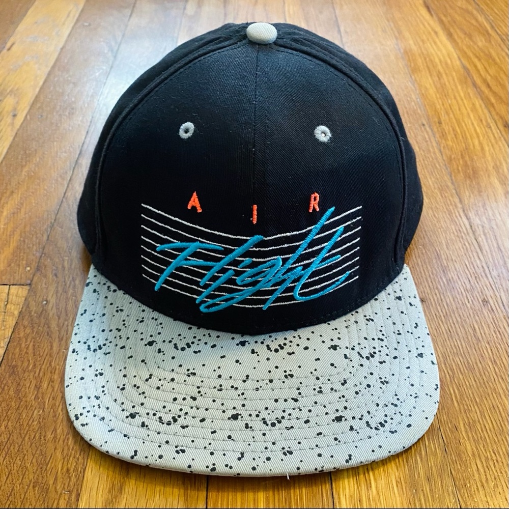 Vintage Nike Air Flight Jordan Cement SnapBack